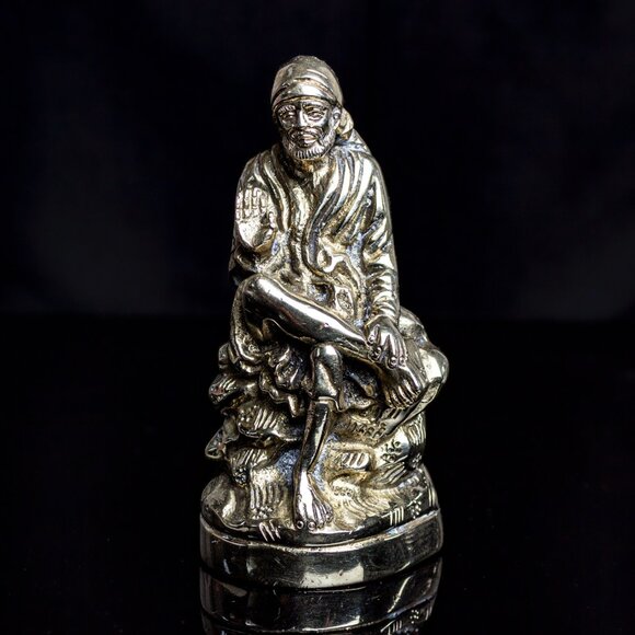 Other - Brass | Sculpture | India Home Decor | Shirdi Sai Baba | Handmade Sculpture
